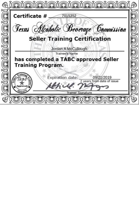 TABC Certification Online 